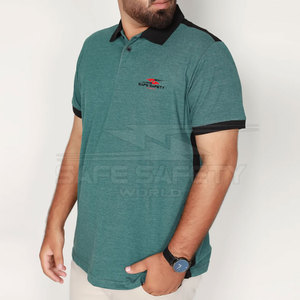 Chemises d'été pour hommes de grande taille Vente en gros Design personnalisé Chemises de golf de haute qualité 100% coton respirant avec logo imprimé sur toile - Product Image 4