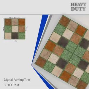 กระเบื้องพอร์ซเลนที่จอดรถดิจิทัลขนาด400x400สำหรับชาวอินเดียขนาด40x40 16x16ใช้งานหนักกลางแจ้งขนาด32x32 - Product Image 1