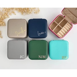 Joyero colorido moderno hecho a mano, soporte decorativo perfecto para tocador, dormitorio, tocador y uso de regalos de la India - Product Image 3