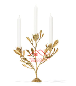 Bougeoir en métal en forme de diamant pour décoration intérieure porte-bougie au design unique d'arbre vente en gros de nouveaux produits - Product Image 2