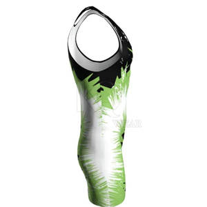 Bulk Customizable Wrestling Singlets-Lightweight <b>Adjustable</b> <b>Strap</b> Solid Color & Unique Design Options - Product Image 2