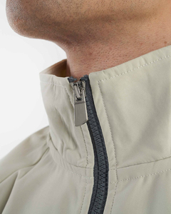 Chándales cortavientos de talla grande para correr de entrenamiento personalizado 2025 para hombre, chándal cortavientos transpirable de 100% poliéster con cremallera para hombre - Product Image 4