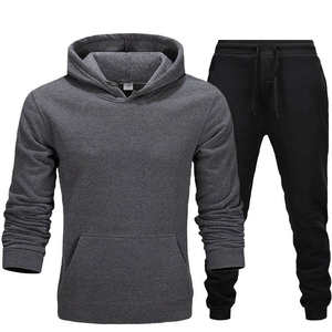 Conjunto Deportivo de 2 Piezas para Hombre, Chaqueta con Capucha de Spiderman y Pantalones Deportivos para Ejercicio y Trotar en Otoño/Invierno - Product Image 1