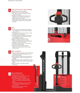 रिसेनमेगा 1.5टन 2टन आउटडोर खुरदरी सड़क इलेक्ट्रिक फोर्कलिफ्ट सभी इलाके पूर्ण इलेक्ट्रिक पैलेट स्टेकर - Product Image 5