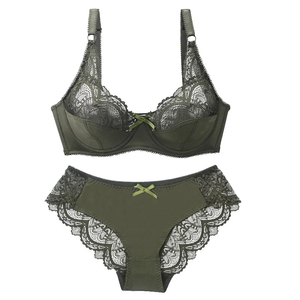 Bra Set for Women with Panties Seamless Bra and Panty Set Lady Set Ladies Panties and Braziers Plus Size Women Undergarments