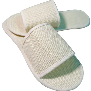 รองเท้าแตะสปาแบบใช้แล้วทิ้งเป็นมิตรกับสิ่งแวดล้อมผ้าคอตตอนนุ่มสำหรับโรงแรมสิ่งอำนวยความสะดวกสำหรับโรงแรมจากบังคลาเทศ - Product Image 1