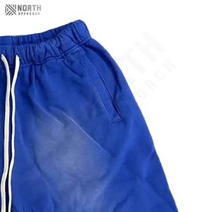 ผ้าแคนวาสแบบเป็นกรดซักแบบลำลองสำหรับฤดูร้อนใส่วิ่งจ๊อกกิ้งผ้าคอตตอนว่างเปล่าผ้าหินฟอกสีแดดแบบวินเทจ - Product Image 6