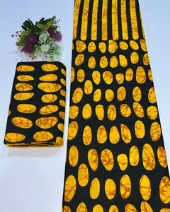 Impresión de cera africana de alta calidad y tela de algodón Ankara Cambric multicolor brillante para artesanías tradicionales y modernas Botswana - Product Image 3