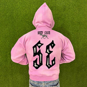 เสื้อสเวตเตอร์แบบสวมหัวมีฮู้ดผ้าคอตตอน100% สำหรับผู้ชายไซส์ใหญ่พิเศษทันสมัยใหม่ - Product Image 2