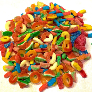 Groothandel op maat gemaakte Chinese Halal fruitige zoete suikergecoate bulk multi-gekleurde hoogwaardige jelly gummies snoepjes snacks wereldwijd - Product Image 3