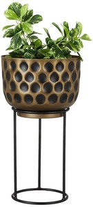 Macetas exclusivas de metal hechas a mano, eleva tu espacio con diseños de moda, macetas colgantes para balcón, sala de estar - Product Image 2