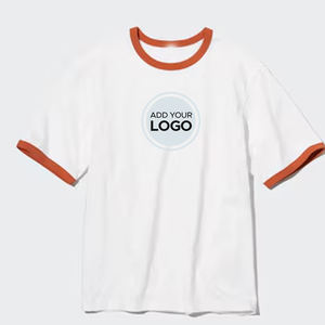 T-shirt oversize à col ras du cou et manches courtes (Ringer) gris chiné épais, coupe ample - Product Image 5