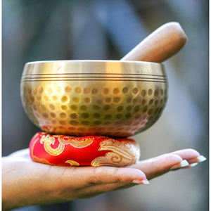 Bols chantants en acier inoxydable poli de haute qualité, harmoniques profondes, tibétains, faits à la main, méditation, yoga, guérison, sonothérapie - Product Image 6