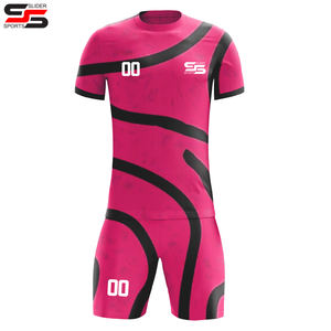 Maillots de football 100% polyester légers, séchage rapide, respirants avec découpe automatisée, noms d'équipe personnalisés, approvisionnement OEM - Product Image 3