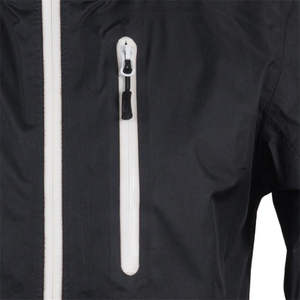 Chaqueta Softshell Impermeable Negra 100% para Hombre, Cuello Alto, Diseño Frontal Personalizable, Chaqueta para Exteriores - Product Image 5