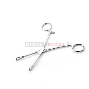 Mini pinzas Pennington para abrazadera quirúrgica Pinza hemostática de acero inoxidable Mandíbula triangular antideslizante para joyería de perforación de salón - Product Image 2
