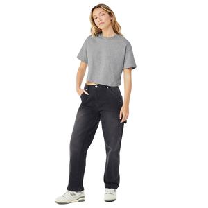 Camiseta Corta de Moda para Mujer, 200 GSM, Algodón Premium, Estilo Urbano, Fabricante de Marca Privada OEM Personalizada - Product Image 3