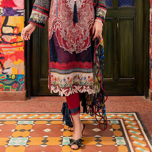 Meilleure qualité robe de soirée d'été personnalisée pour les femmes nouvelle mode robe de boutique brodée avec décoration en dentelle motif solide - Product Image 2