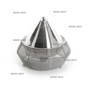Plato calentador de alimentos de hierro de último diseño, plato para servir alimentos de forma redonda de tamaño personalizado del fabricante en la India - Product Image 5