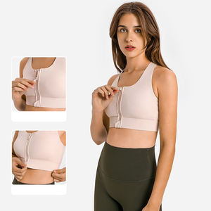 Sujetador deportivo de mujer de Spandex 80% de nailon 20% de alta calidad premium de fábrica para gimnasio Yoga Fitness - Product Image 2