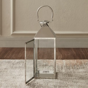 Faroles de Acero Inoxidable de Diseño Popular, Hechos a Mano, para Decoración del Hogar, Navidad, Ramadán, Bodas - Product Image 3