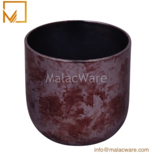 Tarro de vela único hecho a mano de Metal de cera de soja de Color antiguo, tarro vacío de lujo para decoración del hogar para vacaciones de Navidad, venta al por mayor disponible - Product Image 3