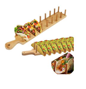 Soporte de madera para tacos, estante de buena calidad para fiestas, restaurante y utensilios de cocina, diseño adorable, los más vendidos - Product Image 1