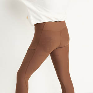 Leggings de Yoga de Cintura Elástica Sólida de Alta Calidad al por Mayor, Último Diseño, Precio Razonable, Pantalones de Secado Rápido - Product Image 6