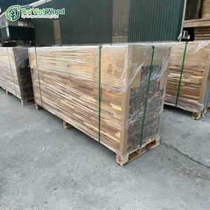 FSC Grade AB Acacia Madera Cera Aceite Acabado Interior Cocina Uso Material de goma Tableros articulados para encimera - Product Image 3