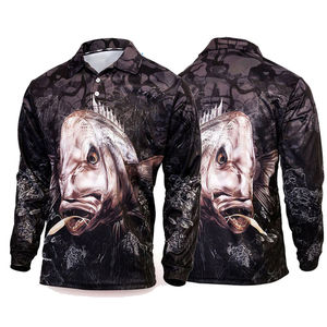 Polos DE PESCA DE NUEVO ESTILO para hombre, polos de manga larga con logotipo personalizado para hombre, camisetas de pesca más vendidas, ropa deportiva - Product Image 1