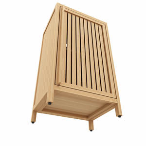 ตู้เก็บของไม้ไผ่ในห้องน้ำสไตล์จีนวัสดุ MDF สำหรับห้องนั่งเล่นโรงแรมหรือใช้งานกลางแจ้ง - Product Image 6