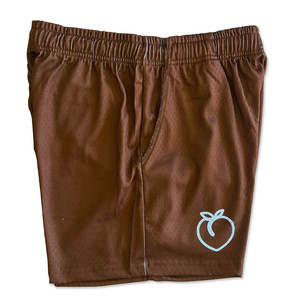 กางเกงขาสั้นตาข่ายสองชั้นสำหรับผู้ชายกางเกงขาสั้นสำหรับฤดูร้อนออกแบบโลโก้ได้ตามต้องการสีสันสดใส - Product Image 4