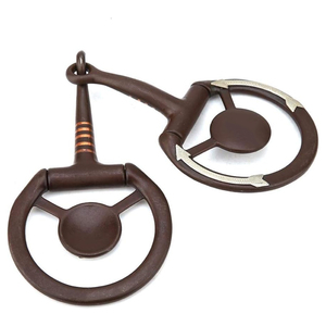 Mèche professionnelle en cuivre en acier allemand pour chevaux Mèche à bouche articulée Instrument vétérinaire - Product Image 2