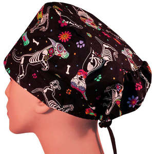 Bonnets de travail pour femmes, bonnets bouffants réglables, chapeaux médicaux pour infirmières, légers, respirants, lavables, uniformes d'hôpital, logo personnalisé, export - Product Image 6