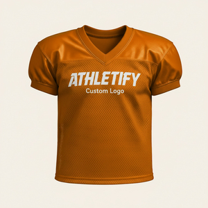 Camisetas de fútbol americano unisex personalizables, ideales para equipos, compradores al por mayor, ropa de fútbol cómoda y duradera con estilo - Product Image 1