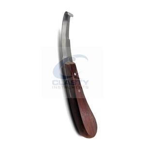 MEILLEUR COUTEAU À SABOT OVALE FARRIER/COUTEAU À SABOT COUTEAU À SABOT OVALE AVEC MANCHE EN BOIS/ÉQUIPEMENT VÉTÉRINAIRE COUTEAU À SABOT OVALE - Product Image 6