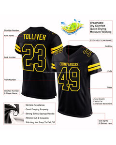 Camisetas Deportivas de Fútbol Americano de Forro Polar para Hombre con Nombre de Jugador, 100% Poliéster, Listas para Enviar, Jersey Cosido de la Mejor Calidad - Product Image 2