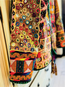 Abrigo acolchado de invierno para mujer con forro, diseño de patchwork, chaqueta corta estampada, abrigo acolchado tipo plumífero - Product Image 3