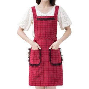 Delantal de bolsillo de lona de calidad superior Cafetería Peluquero uniforme delantal grueso ODM OEM - Product Image 1