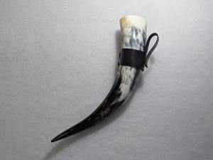 Haute qualité fini à la main buffle corne à boire support en cuir luxe Bar hôtel verres artisanat Artisan Style Animal nautique - Product Image 4