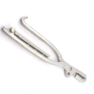 Pince de maintien d'os LAMBOTTE 255 mm Mâchoire réglable 10 "avec fixation de filetage Largeur 11 mm Pince chirurgicale non stérile - Product Image 4