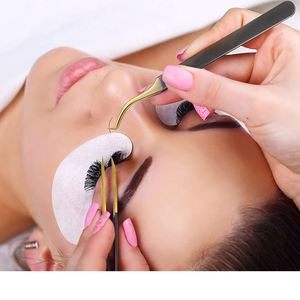 Kit Profesional de Pinzas para Extensión de Pestañas de Acero Inoxidable de 5 Piezas, Hechas a Mano, Duraderas y Antiestáticas, para Uso en Salón - Product Image 5