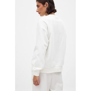 Custom Logo Women's Casual Cotton Sweatshirt High Quality Casual Streetwear Breathable Pullover Women's Sweatshirt - Product Image 5