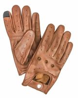 Gants d'hiver unisexes en cuir de chèvre véritable de haute qualité, doublés de polaire, compatibles avec les écrans tactiles, pour la conduite quotidienne en extérieur et le cyclisme