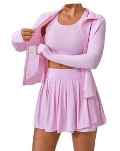 Custom Pickleball Dress 2 & 3 Piece Set Sports Wear Pant <b>Skirt</b> With Pocket Short Fitness Fold Wrinkles Free Tennis Dress - Product Image 3