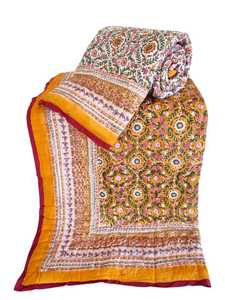 Edredón de tamaño Queen Reversible de algodón 100% hecho a mano, cómodo, ligero, estilo tradicional para uso doméstico en Hotel, edredón de uso en invierno - Product Image 2