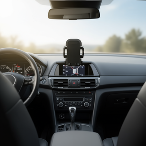 Supporto per telefono da auto Aachen Schnitzer MB000313 con montaggio sul cruscotto, altezza regolabile e rotazione a 360 gradi - Product Image 2