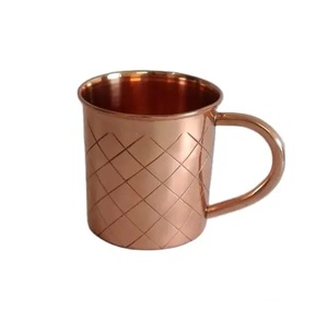 แก้วกาแฟทองแดงมอสโกมิวล์ถ้วยไวน์สแตนเลสแก้วค็อกเทลทองแดงแก้วถ้วยแก้วมักพร้อมหูจับ - Product Image 5