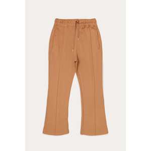 Pantalones de chándal con parte inferior de campana para mujer Pantalones cargo acampanados transpirables con cintura elástica Técnica arrugada Amigable para la Oficina - Product Image 2