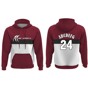 Sweat à capuche d'hiver pour homme, esprit d'équipe - 100% polyester polaire, imprimé par sublimation, imperméable et à séchage rapide, poches, service OEM - Product Image 1